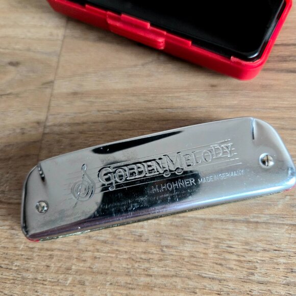 Hohner Golden Melody harmonica made in Germanyin original box. Key C - Picture 5 of 12